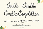 Garitha Complitten| 3 Style + Swash, a Script Font by IM Studio (Thumbnail 9 of 10)