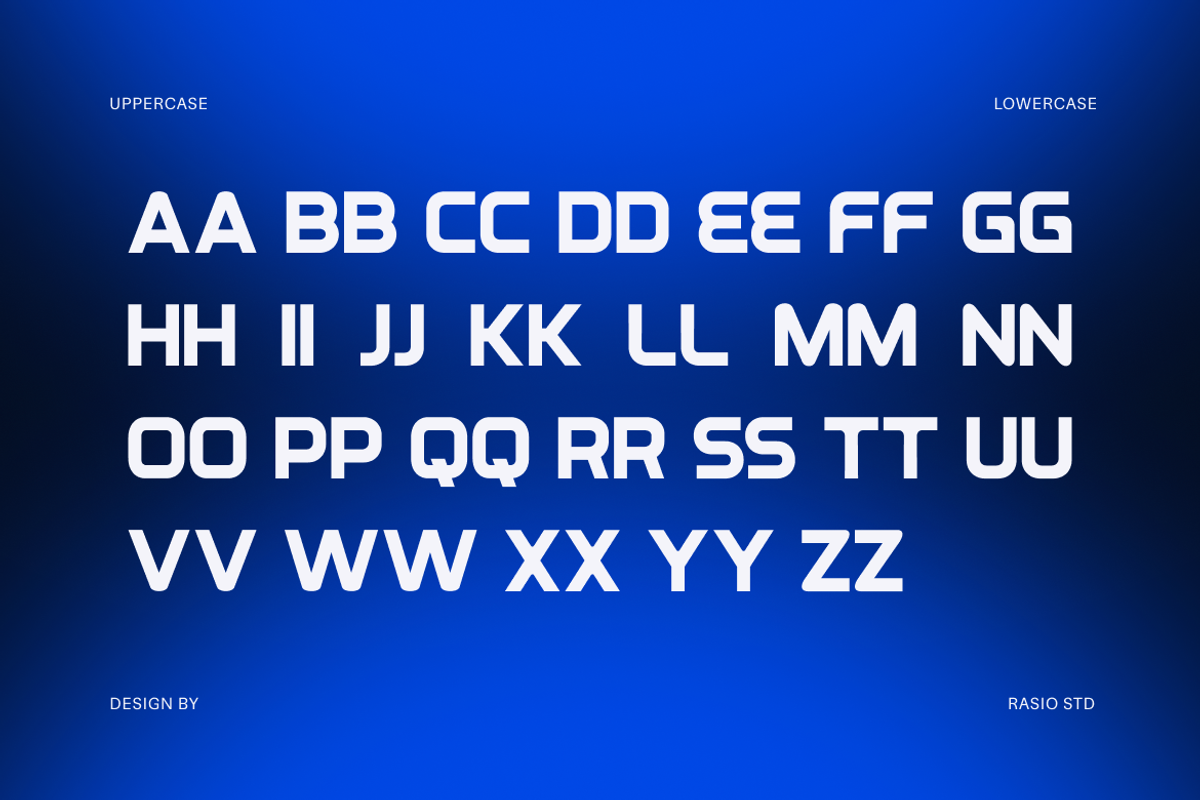 Velcoro Modern Tech Futuristic Font, a Sans Serif Font by Rasio Studio (Photo 2 of 9)