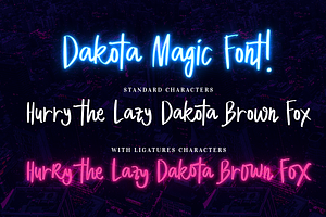 Dakota Magic Script