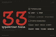 Typewriter Font Bundle – 33 Fonts!, a Slab Serif Font by HipFonts (Thumbnail 26 of 26)