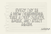 HOLLOW VIBES CUTE QUIRKY FONT, a Handwritten Font by Nonceni (Thumbnail 3 of 11)