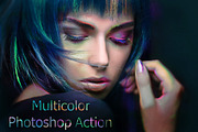 Multicolor Photoshop Action