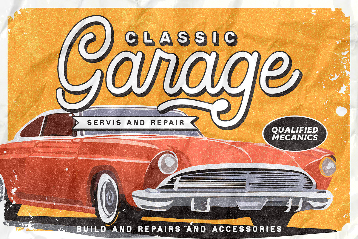 HC - Madnight Vintage Script, a Script Font by Hasbi Creative (Photo 3 of 9)