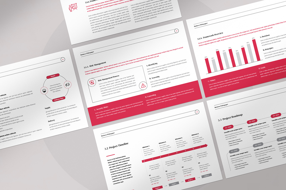 White Paper | Canva, Word, InDesign, a Brochure Template by Orcshape Studio (Photo 6 of 16)