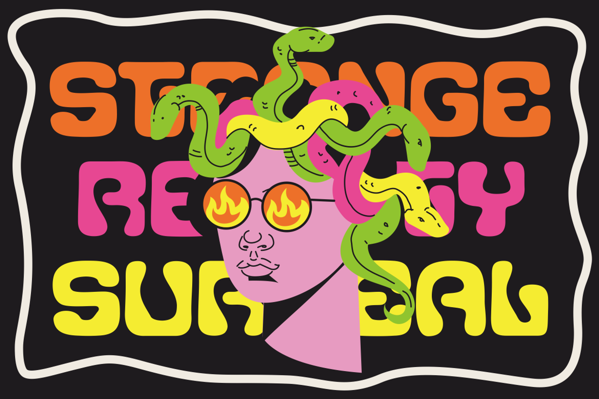 Surreal Culture Display Psychedelic, a Font by PutraCetol Studio (Photo 2 of 5)