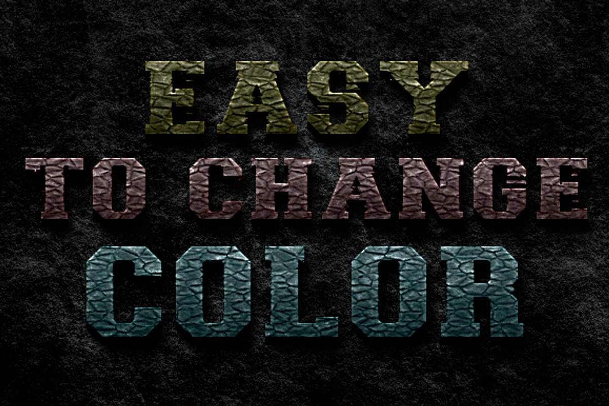 The Rock - Photoshop Style, a Layer Style Add-On by survivor (Photo 2 of 2)