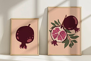 Botanical fruit clipart & frames, a Food Illustration by Carpet Tapete Pretzel (Thumbnail 10 of 11)
