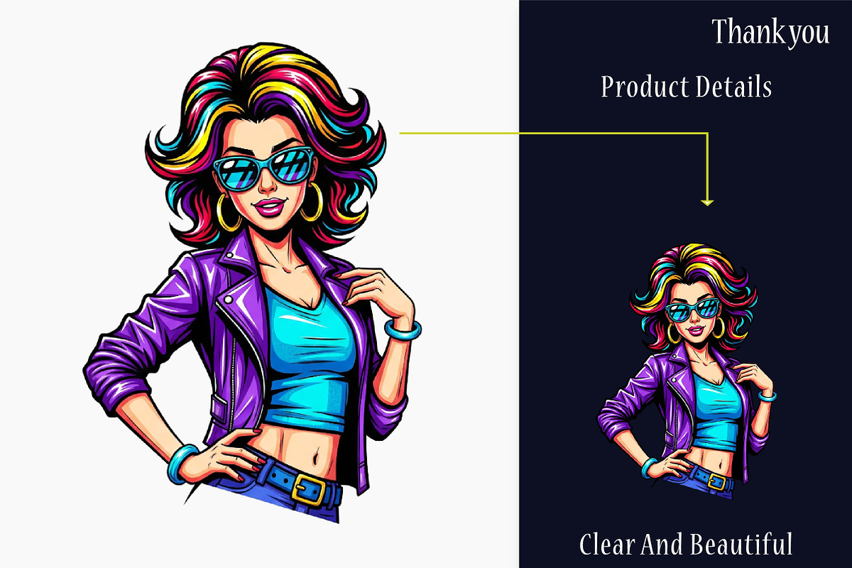 Comic Style Pop Art Girls, a Graphic by designcity5 (Photo 5 of 5)