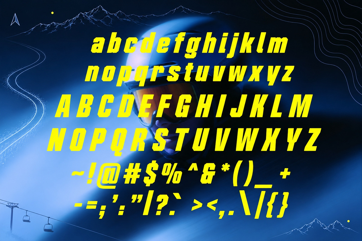 Voltara - Extreme Sports Typeface, a Sans Serif Font by HipFonts (Photo 2 of 10)