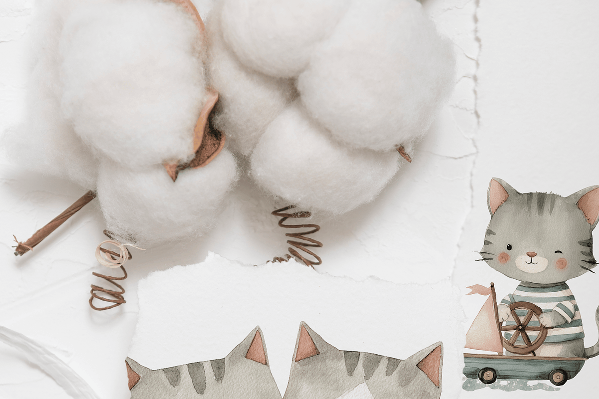 20 Sweet Cat Clipart, an Animal Illustration by Pati Charm Studio (Photo 8 of 8)