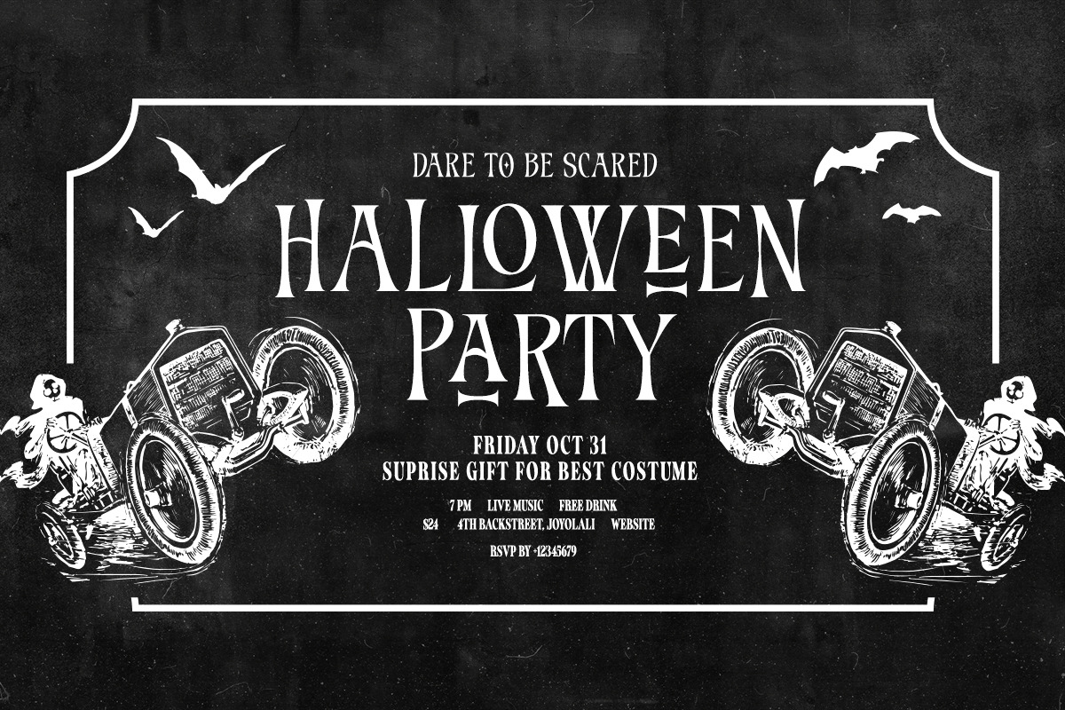 Mystery House - Horrific Serif, a Serif Font by Bale Type (Photo 4 of 9)