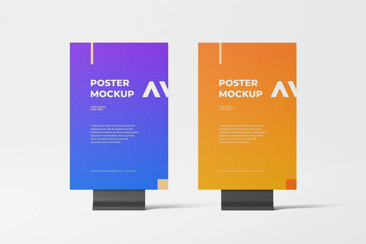 Poster Mockup, an Advertising Mockup by zpackcreative (Photo 1 of 4)