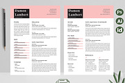 Clean CV Design Template, a Resume Template by Attractive Resume (Thumbnail 2 of 3)