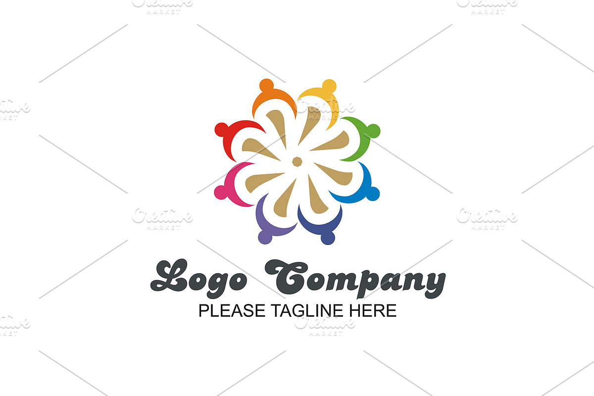 20 Logo Teamwork Templates Bundle, a Branding & Logo Template by Friendesigns (Photo 4 of 21)