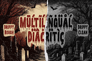 Wicked Destiny - Drippy Display Font, a Sans Serif Font by Subqi Std (Thumbnail 7 of 10)
