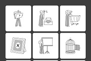 65 Empty State Illustrations, an Empty State Illustration by Prosymbols (Thumbnail 9 of 11)
