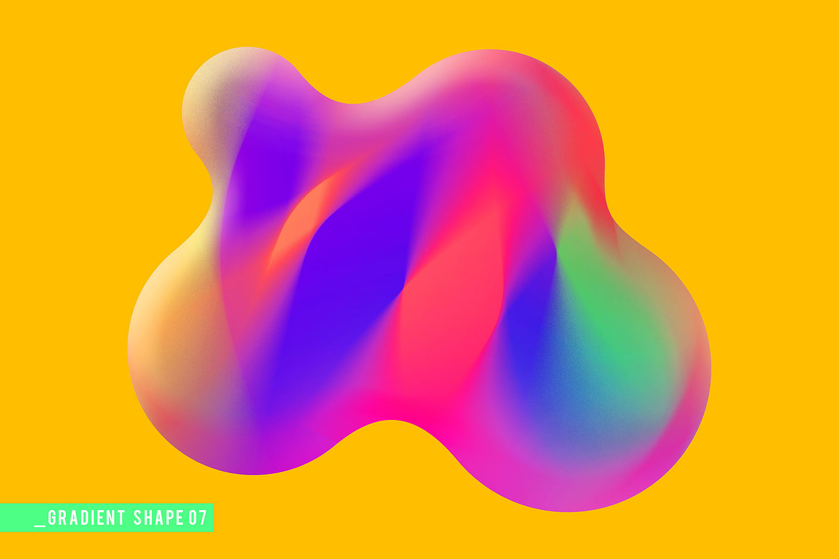 CLASH | Vibrant Shapes & Gradients, a Texture Graphic by CUDOS (Photo 18 of 28)