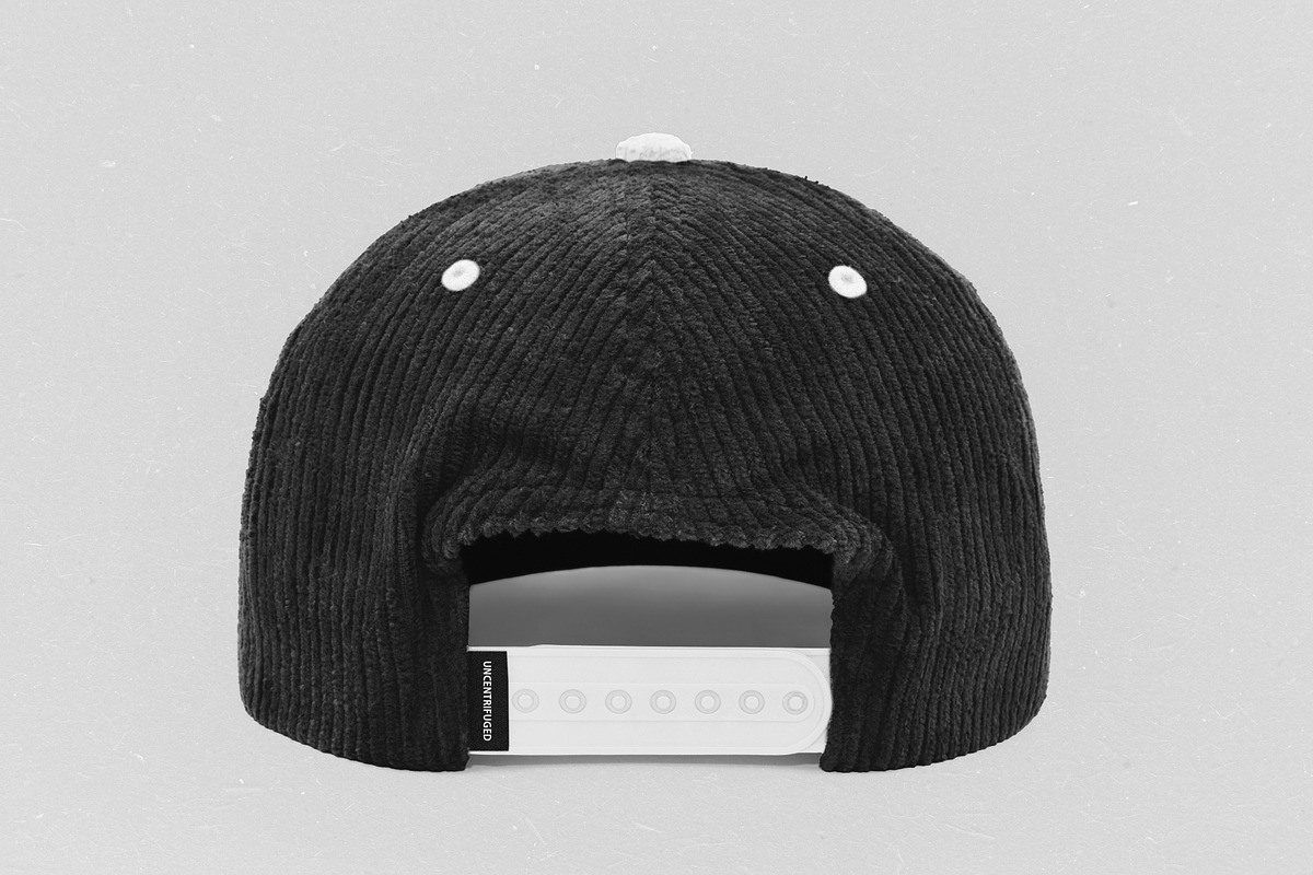 Realistic Corduroy Hat Mockup, a Hat Mockup by Uncentrifuged Pressure (Photo 7 of 7)