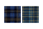 Royal Blue Gold Holiday Tartan Paper, a Texture Graphic by Dream Creation (Thumbnail 5 of 5)