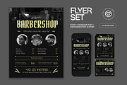 Service List Barbershop Flyer, a Flyer Template by graphicook (Thumbnail 1 of 3)