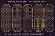 Art Deco Patterns for Illustrator, a Pattern Graphic by The Artifex Forge (Thumbnail 3 of 7)
