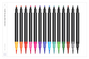 Vector Colored Markers, an Object Graphic by Side Project (Thumbnail 8 of 8)