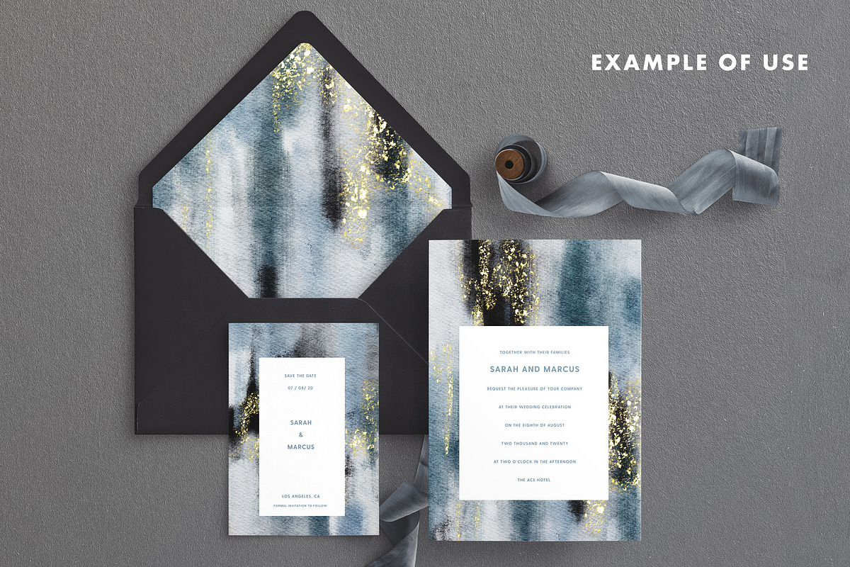 6 Painted and Gold Backgrounds Vol 1, a Texture Graphic by Spinsugar Graphics (Photo 6 of 12)