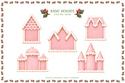 Pink Gingerbread Houses, an Object Graphic by Euonia Meraki (Thumbnail 8 of 15)