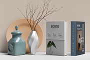 Book Cover Mockup A4, a Magazine Template by Creative_A23 (Thumbnail 2 of 11)