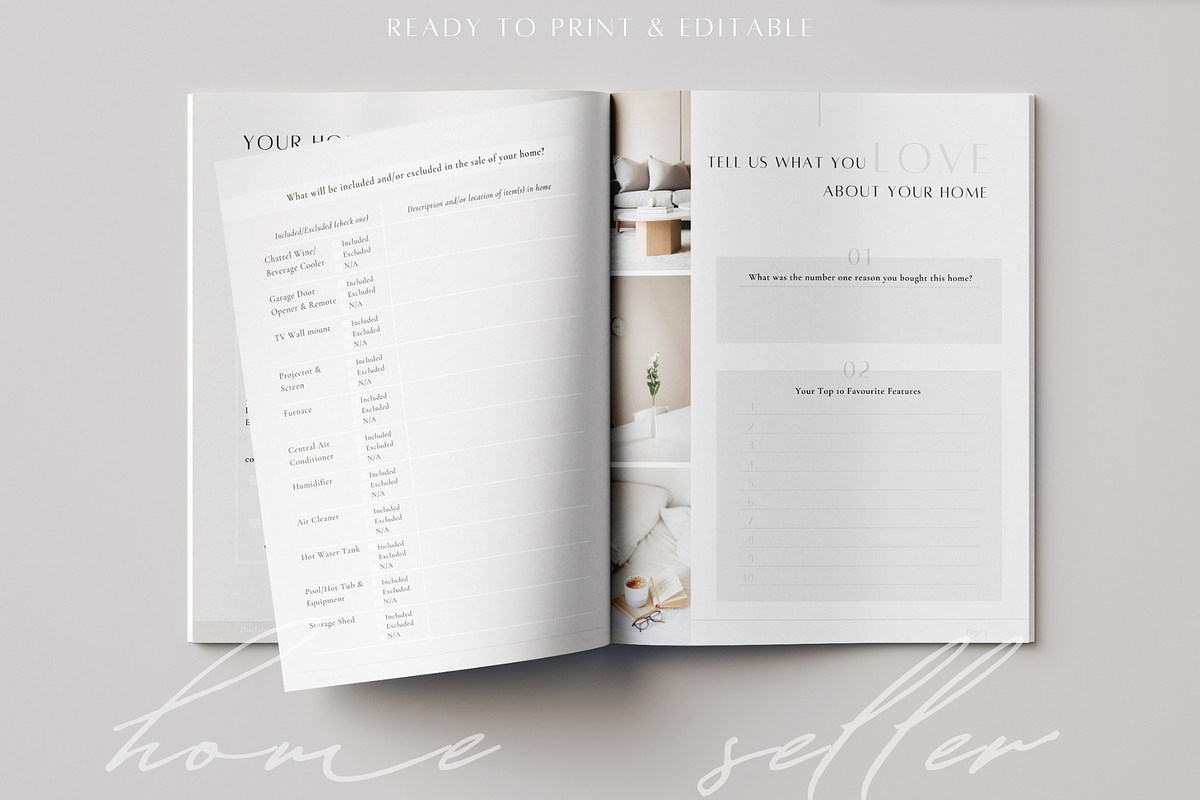 Real Estate Home Seller Checklist, a Marketing Template by ZoaniDesign (Photo 1 of 9)