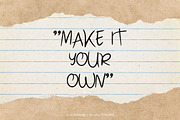 Handies | Natural Handwriting Font, a Handwritten Font by Everyday Perfection (Thumbnail 4 of 5)