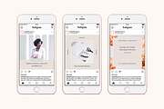 Hepburn Instagram Post Templates, a Social Media Template by Head of House (Thumbnail 3 of 12)