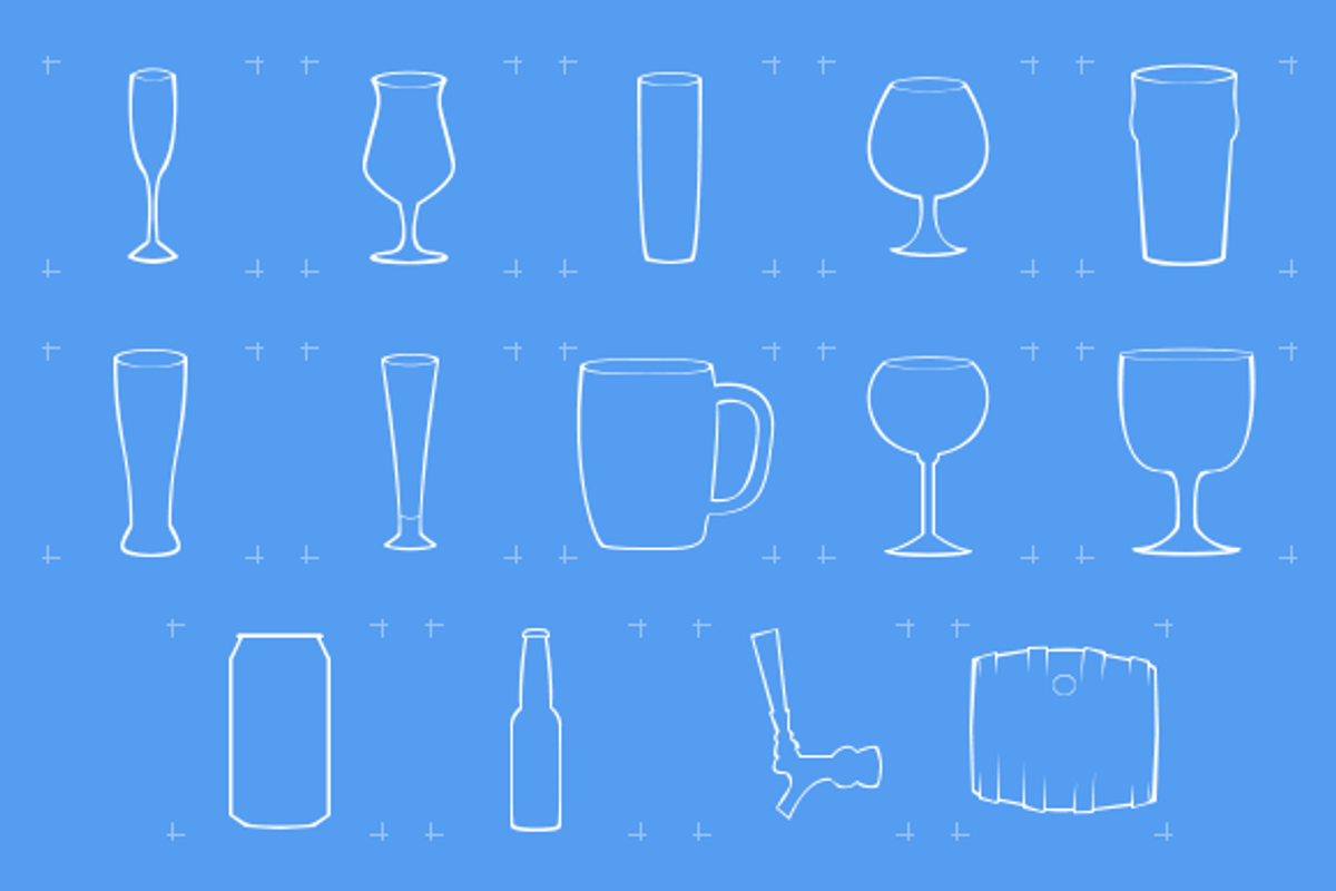 Beer Glasses, an Icon by Templarian (Photo 2 of 2)