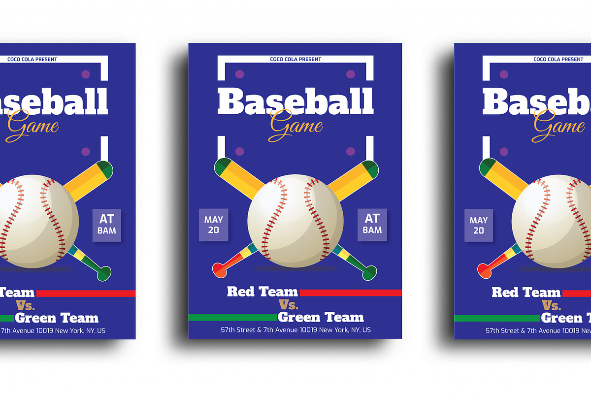 Baseball Sport Flyer, a Flyer Template by PenciGraphics (Photo 1 of 2)