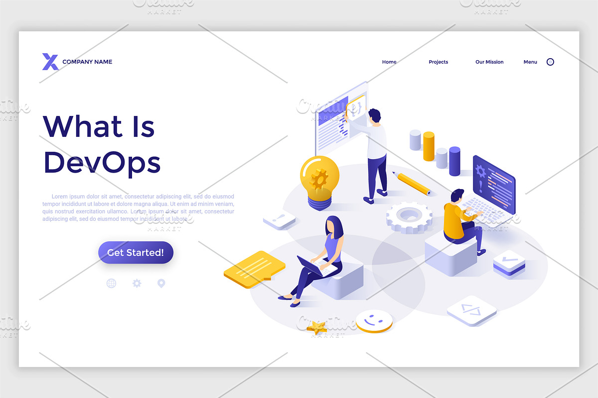 Isometric Solutions Mini. Part 23, a Person Illustration by Andrew Kras Design (Photo 2 of 13)