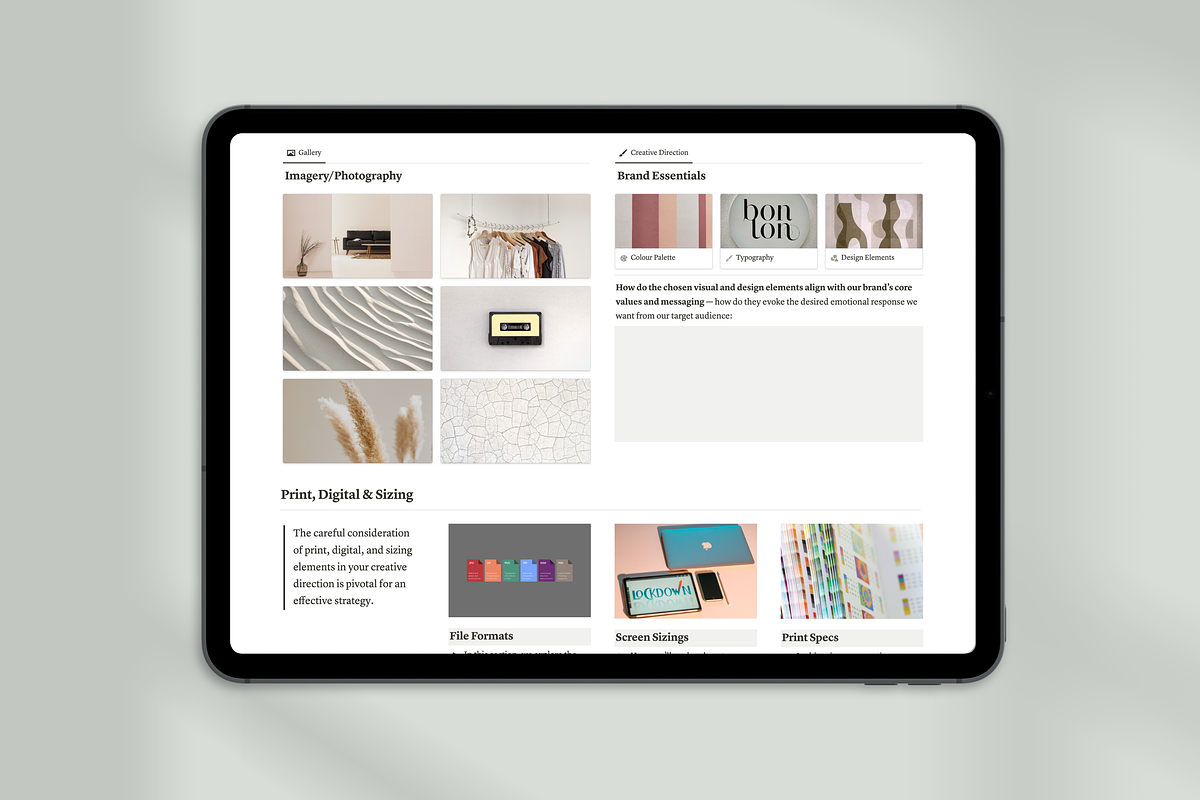 All-In-One Notion Branding Kit, a Templates & Theme by Swyn.Studio (Photo 8 of 11)