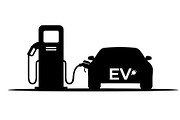 Electric Vehicle Charging Silhouette, a Graphic by musafir_fashion (Thumbnail 21 of 22)