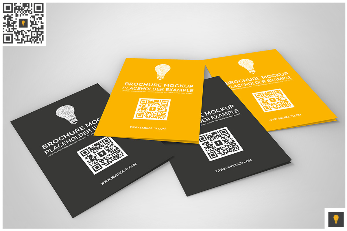 Brochure Bifold Mockup, a Print Template by Shocky Design Studio (Photo 2 of 6)