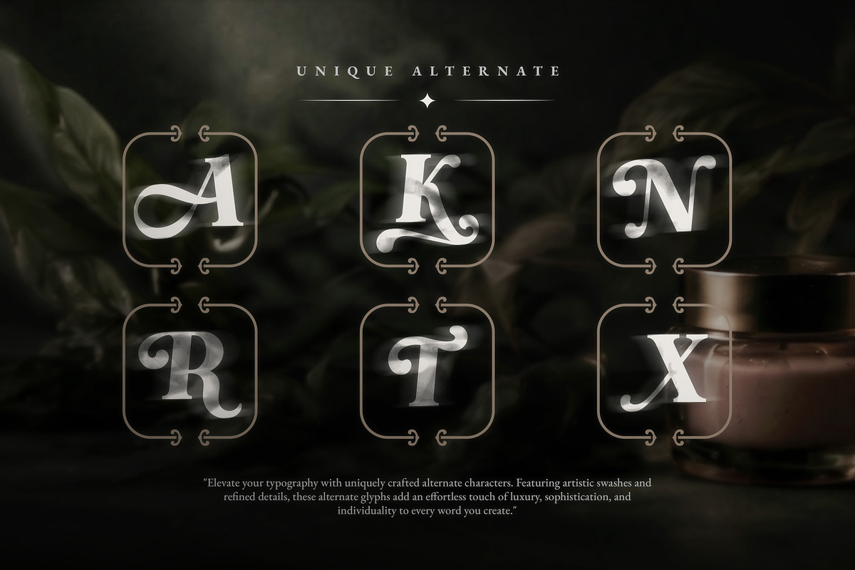 Thamara Classic - Elegant Serif Font, a Serif Font by Brainwave (Photo 8 of 8)