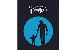 Fathers Day Lettering Invitation