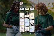 Charity Instagram Post Templates, a Social Media Template by CanvaTemplateClubCo (Thumbnail 3 of 9)