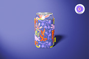 Abstract Floral Seamless Pattern, a Pattern Graphic by BAGIRA | Studio (Thumbnail 4 of 6)