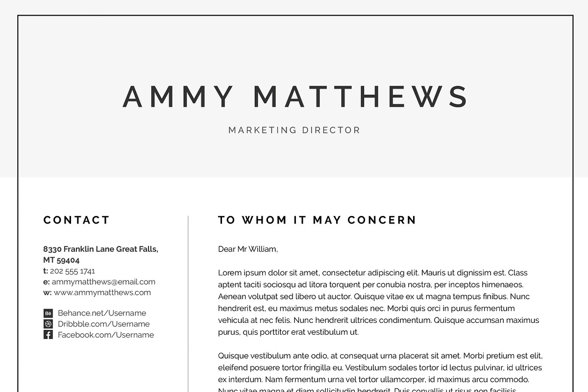 Word Resume & Cover Letter Template, a Resume Template by DemeDesign (Photo 4 of 4)