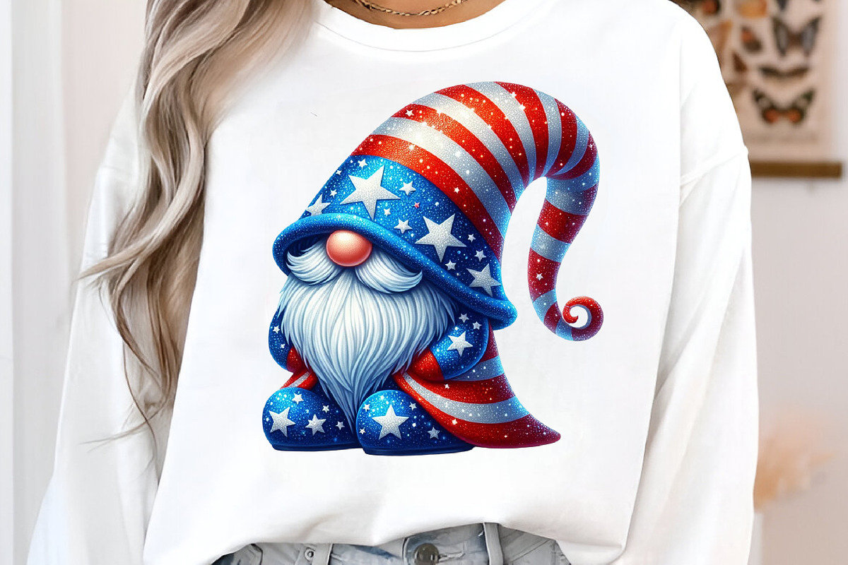 Patriotic Gnome Clipart Independence, an Illustration by Designworld (Photo 2 of 7)
