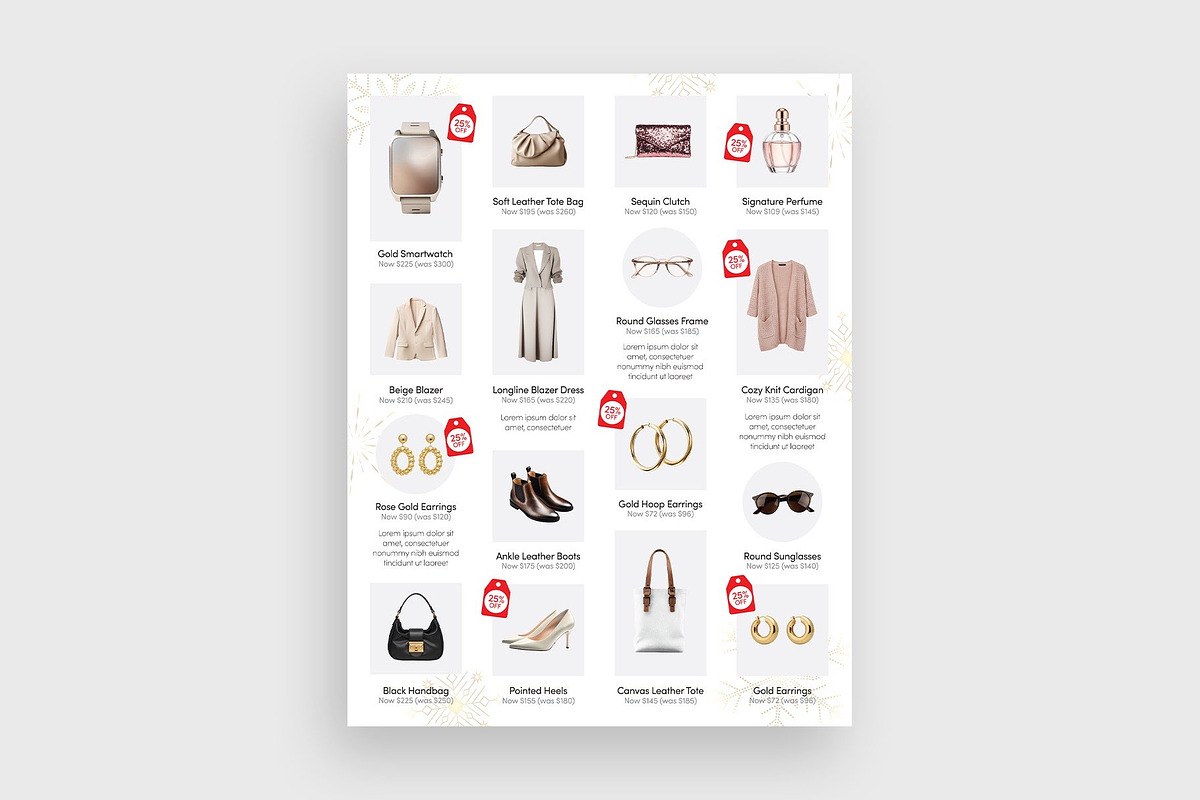 Christmas Sale Catalog Poster, a Flyer Template by BrandPacks (Photo 4 of 5)