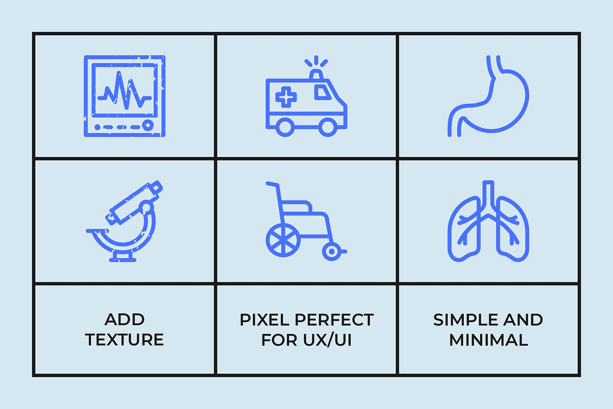 Medical Line Icons, an Outline Icon by Abstracto-Create (Photo 4 of 6)