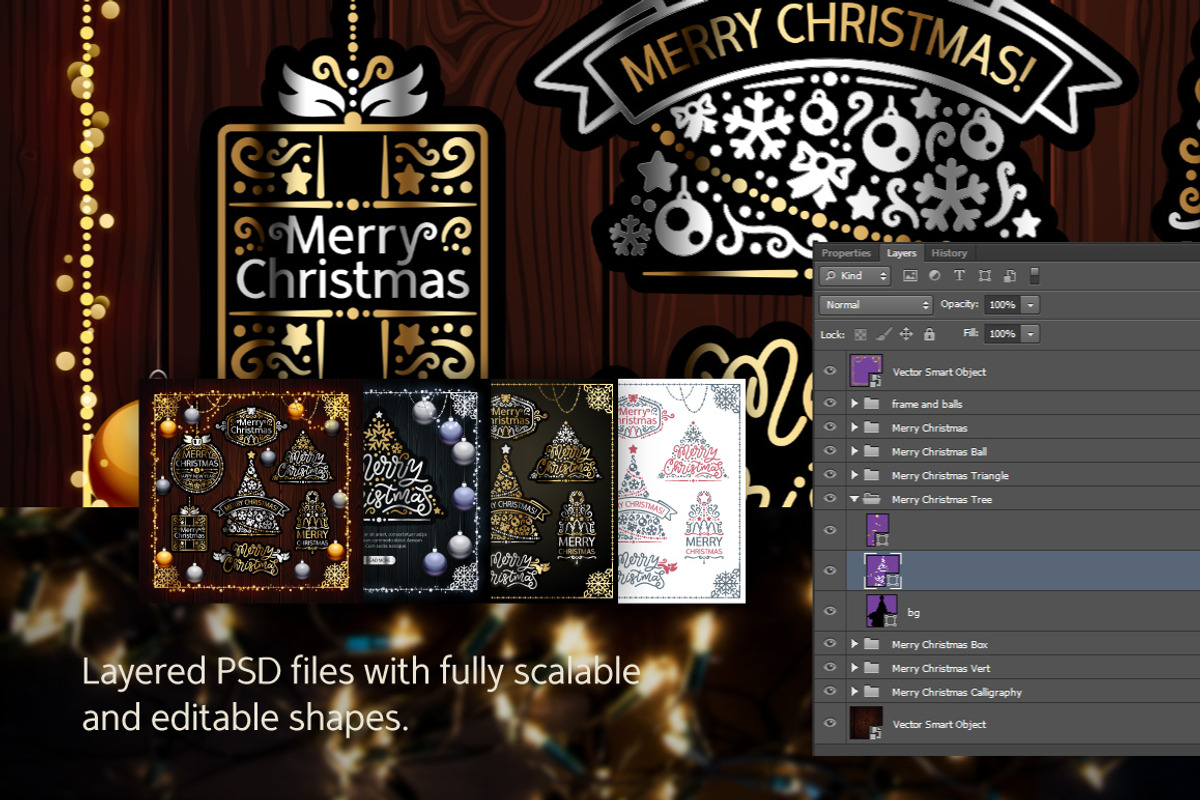 Vibrant Christmas, a Decorative Illustration by Voysla's Shop (Photo 5 of 6)