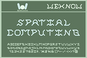 Wireless World font, a Font by weknow (Thumbnail 4 of 8)