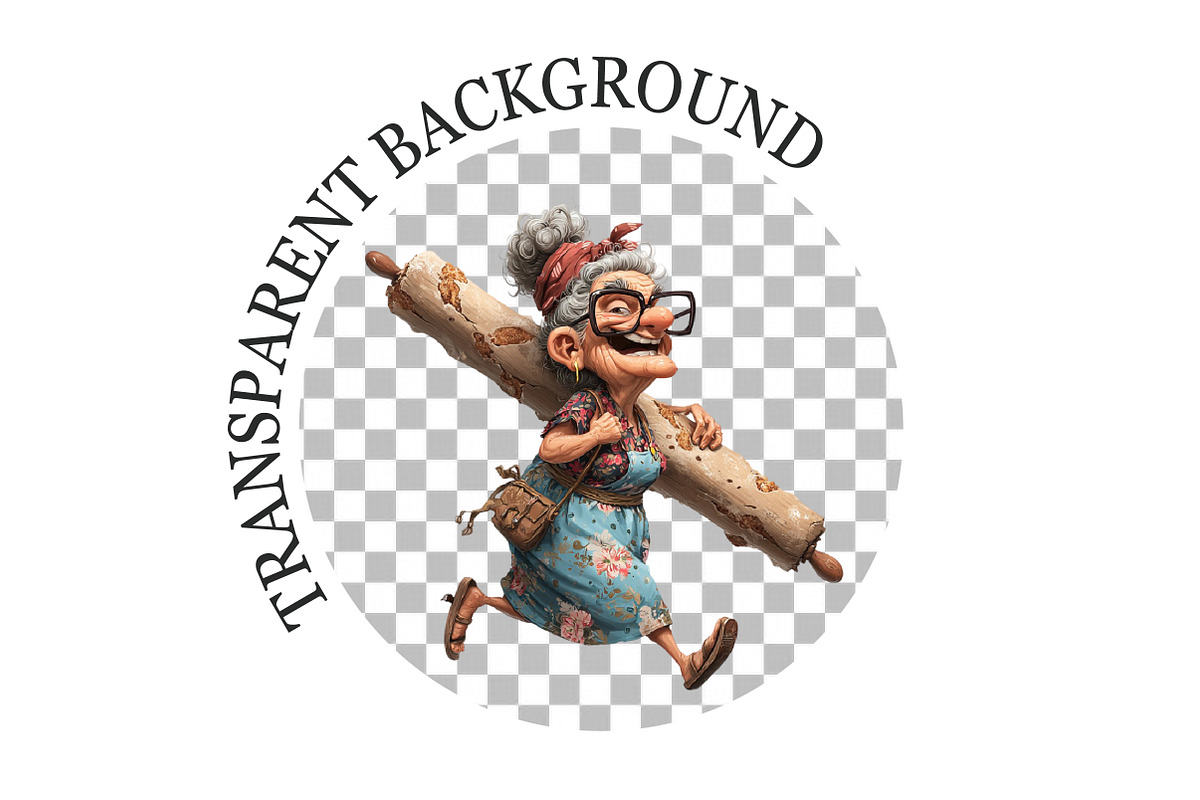 Quirky Grandma Clipart, an Illustration by Rose Art (Photo 4 of 6)