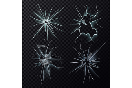 Smashed or broke window, screen or glass cracks, an Abstract Photo by Elegant Solution
